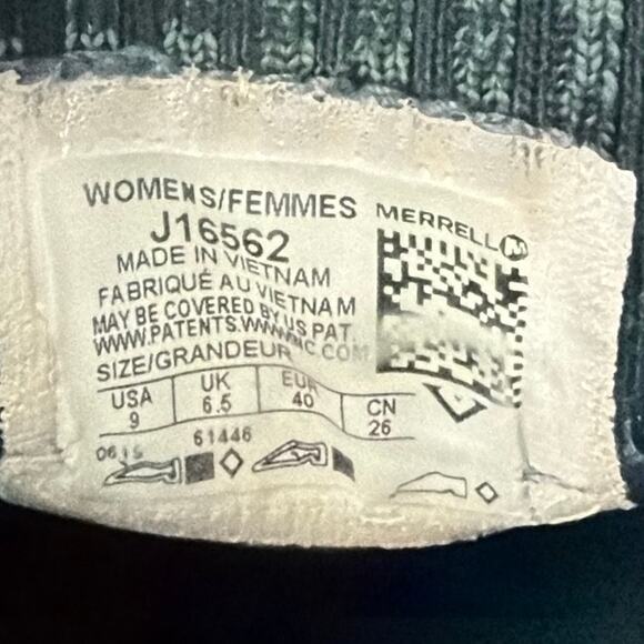 Merrell Mag 9 Shoes Womens Sz 9 Trail Hiking Running Sneakers Vibram Black Gray - Picture 7 of 10